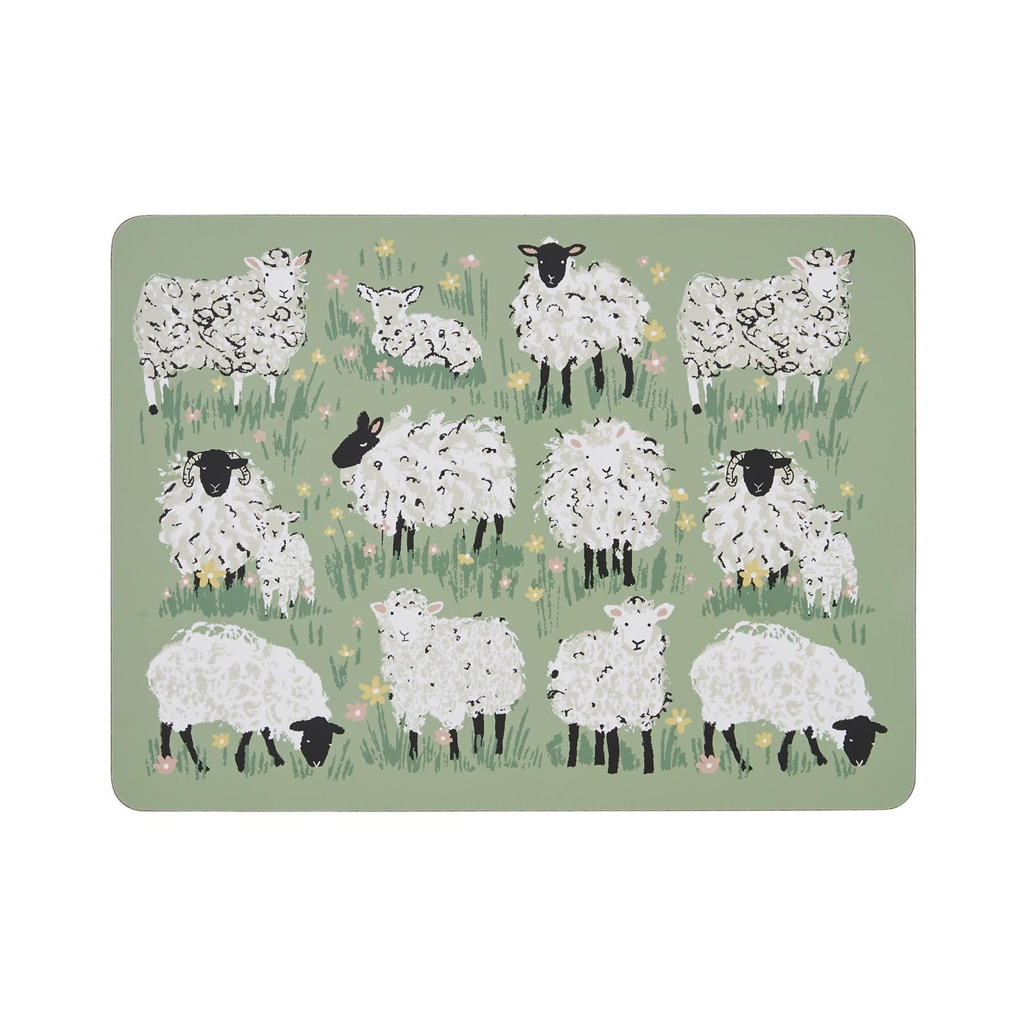 Woolly Sheep Placemat 4 Pack
