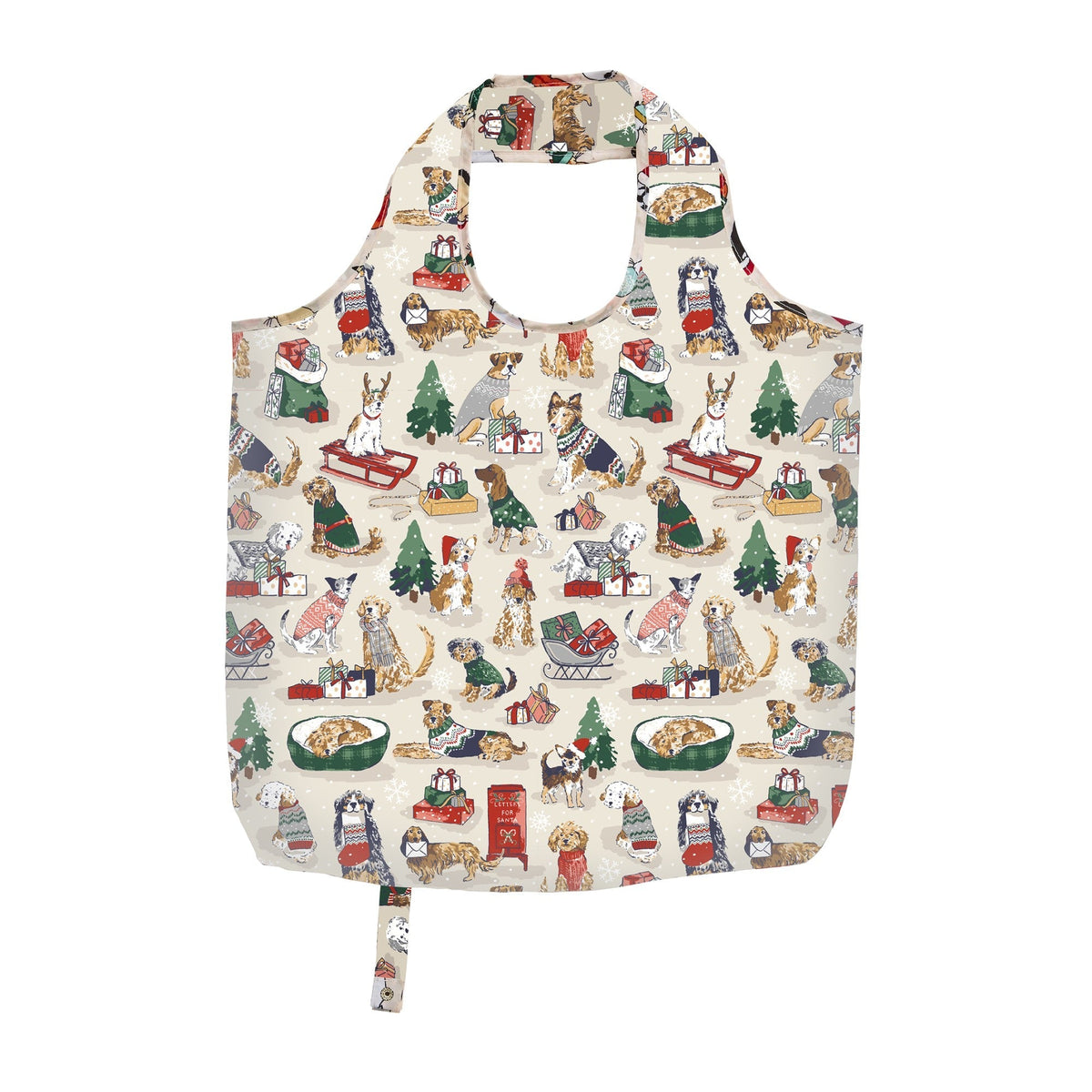 Merry Mutts Foldable Tote Bag Medium in Natural