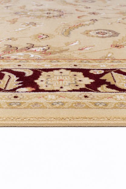 Noble Art heatset wilton in Ivory/red