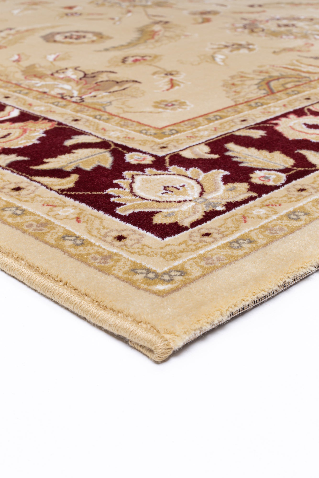 Noble Art heatset wilton in Ivory/red