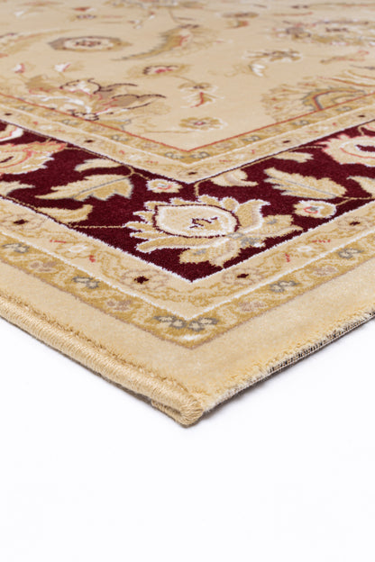 Noble Art heatset wilton in Ivory/red
