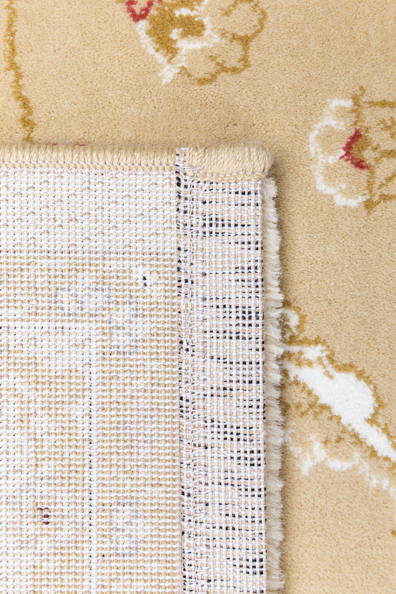 Noble Art heatset wilton in Ivory/red
