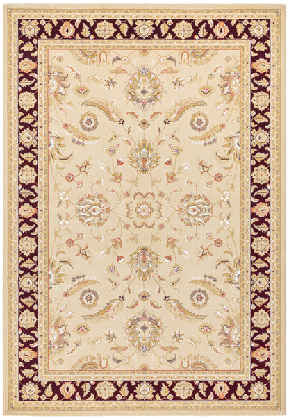 Noble Art heatset wilton in Ivory/red