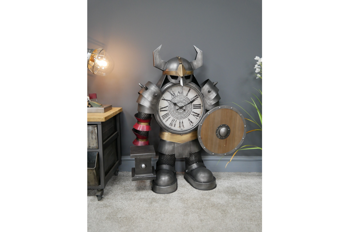 Large Warrior Clock