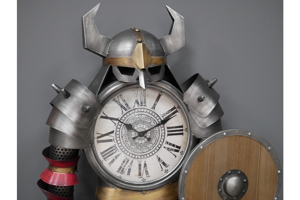 Large Warrior Clock