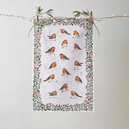 Robins & Berry Border Recycled Blend Cotton Tea Towel