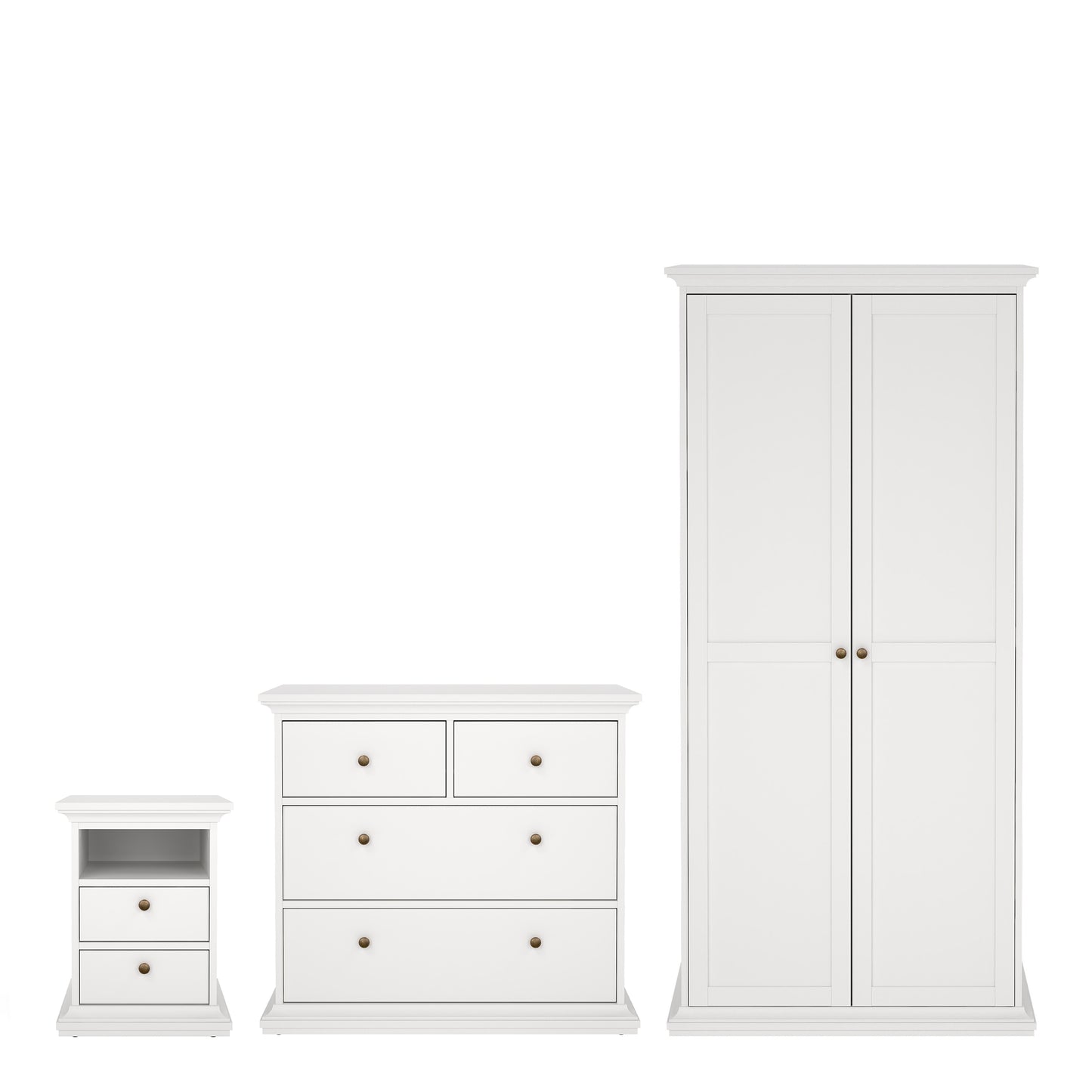 Paris Bedroom Package in White