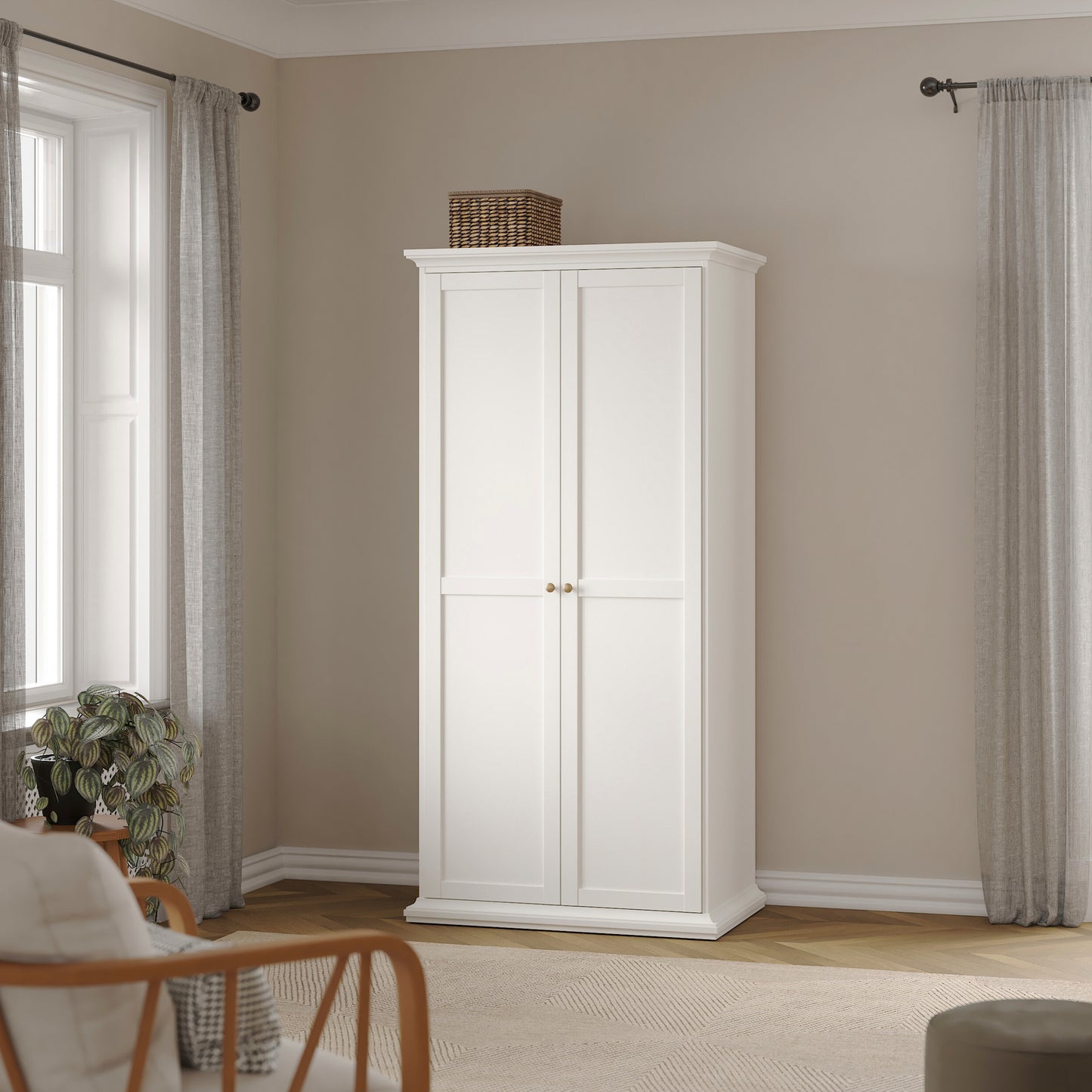 Paris Bedroom Package in White
