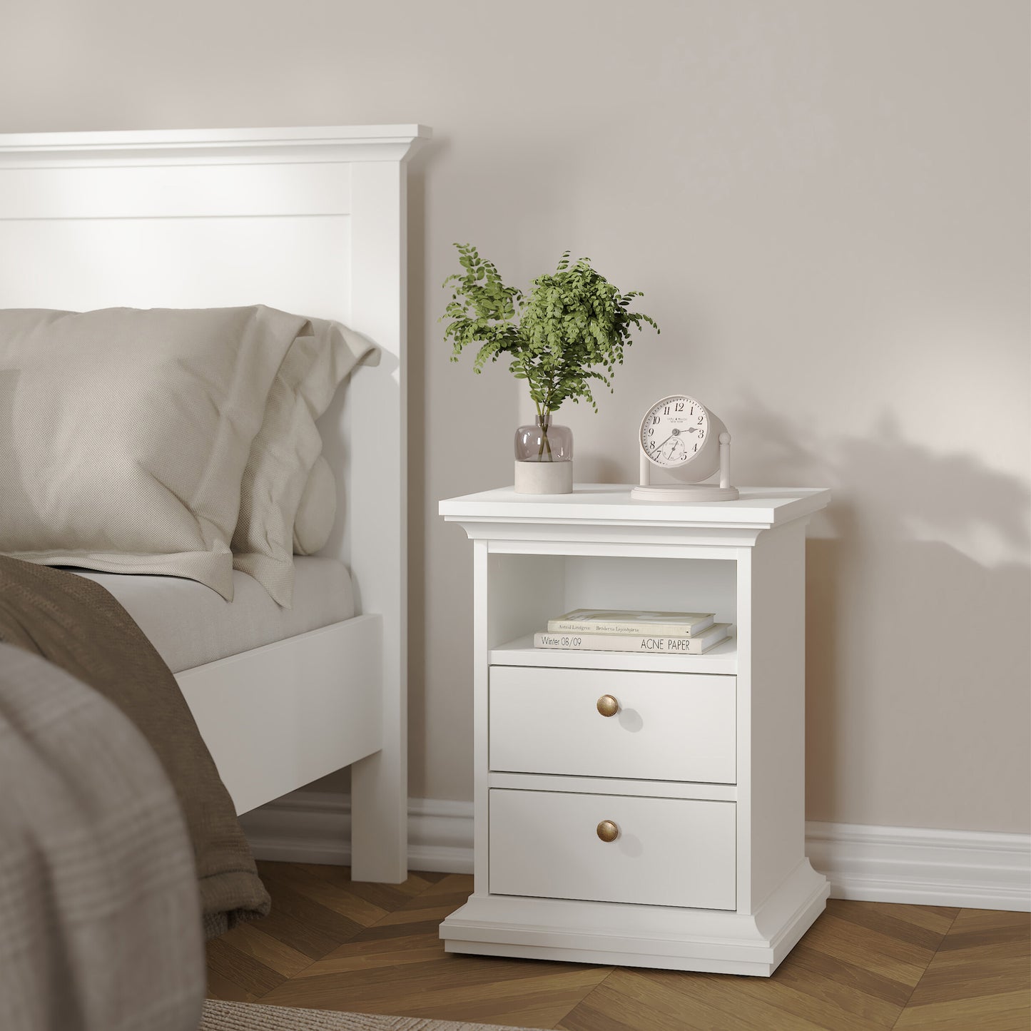 Paris Bedroom Package in White