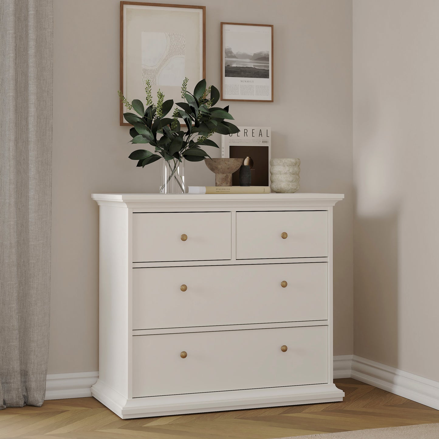 Paris Bedroom Package in White