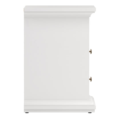 Paris Bedside 2 Drawers in White
