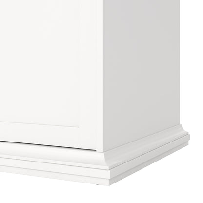 Paris Wardrobe with 2 Doors in Matt Grey