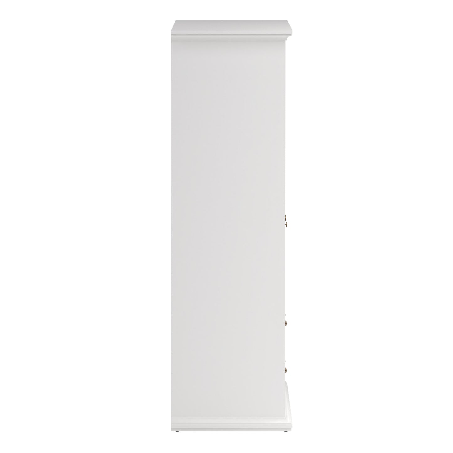 Paris Wardrobe with 4 Doors and 2 Drawers in White