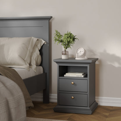 Paris Bedroom Package in Matt Grey