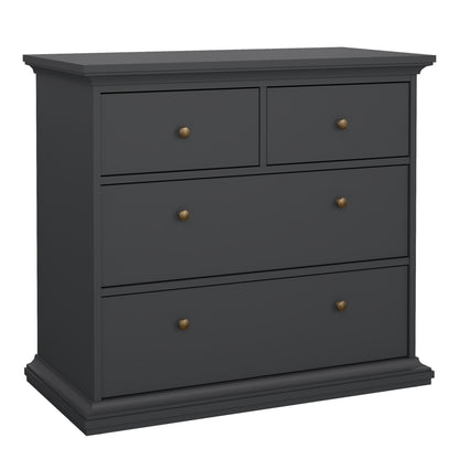 Paris Bedroom Package in Matt Grey