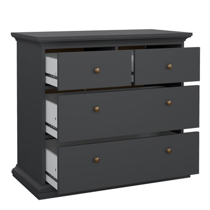 Paris Bedroom Package in Matt Grey