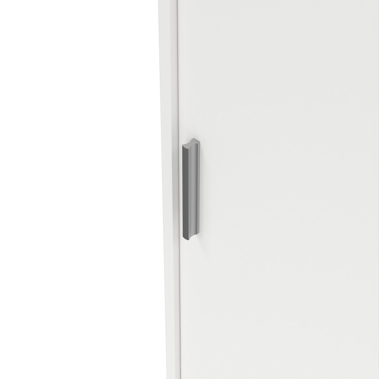 Naia Wardrobe with 2 Sliding Doors + 1 Door + 3 Drawers in White