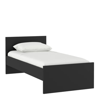 Naia Single Bed in Black Matt
