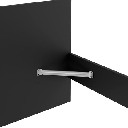 Naia Single Bed in Black Matt