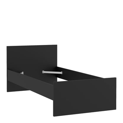 Naia Single Bed in Black Matt