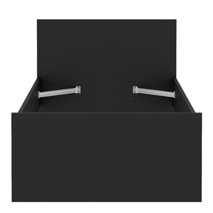 Naia Single Bed in Black Matt