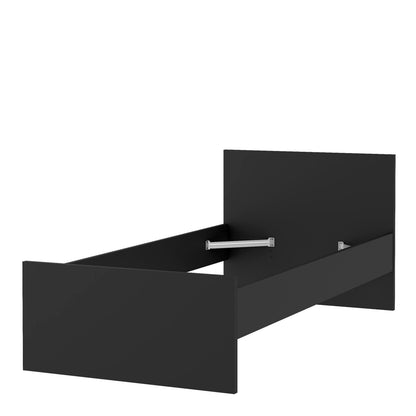 Naia Single Bed in Black Matt