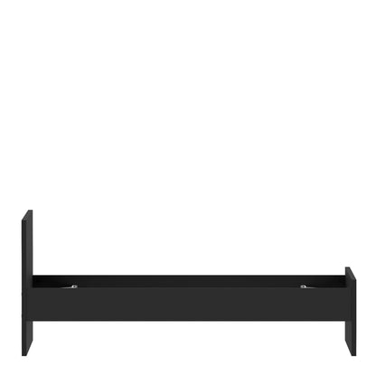 Naia Single Bed in Black Matt