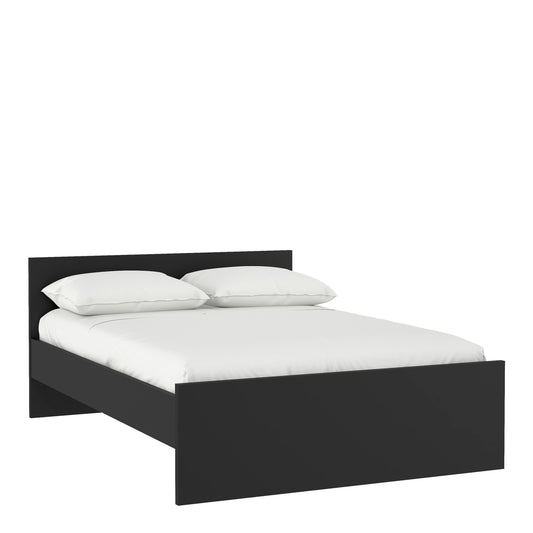 Naia Double Bed in Black Matt