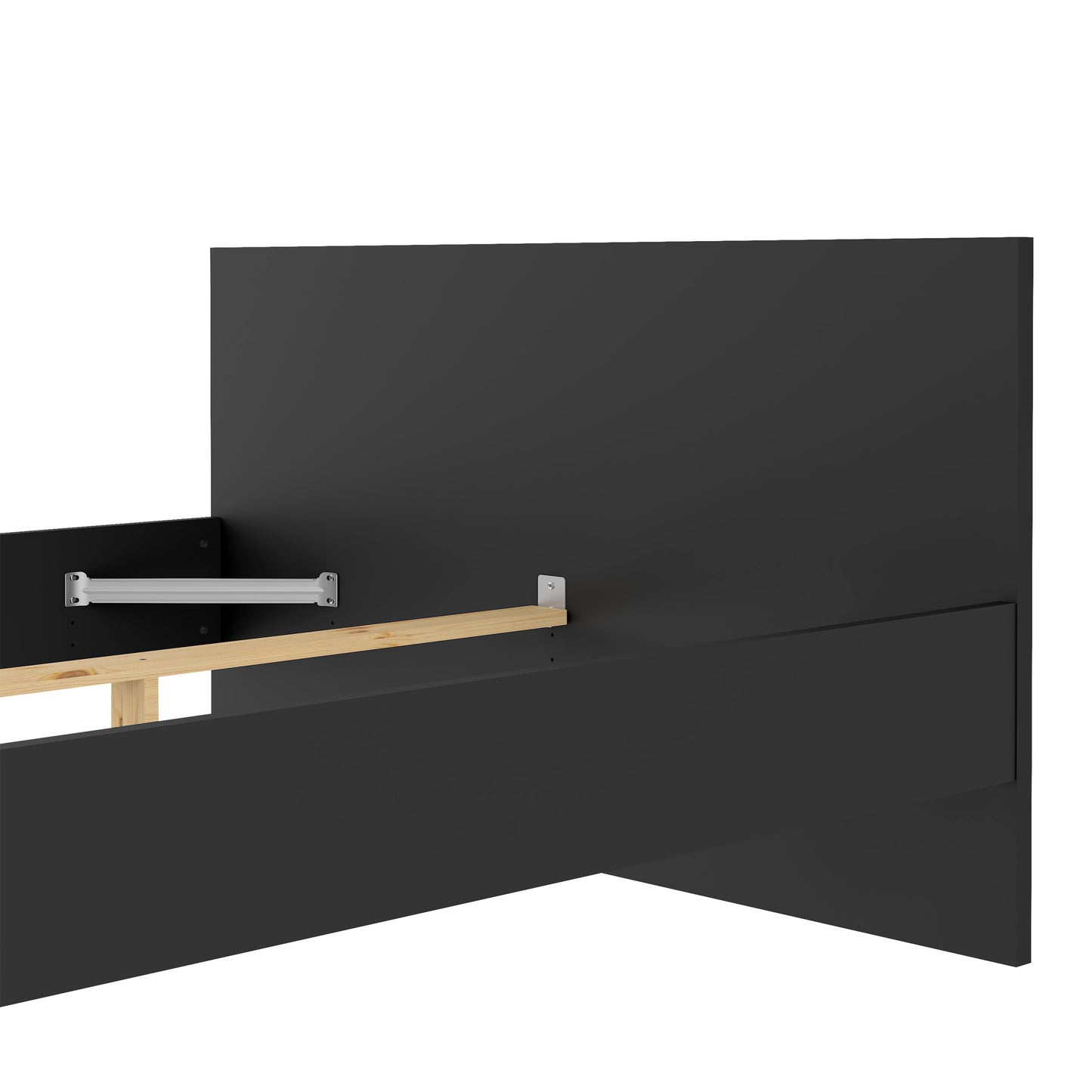 Naia Double Bed in Black Matt