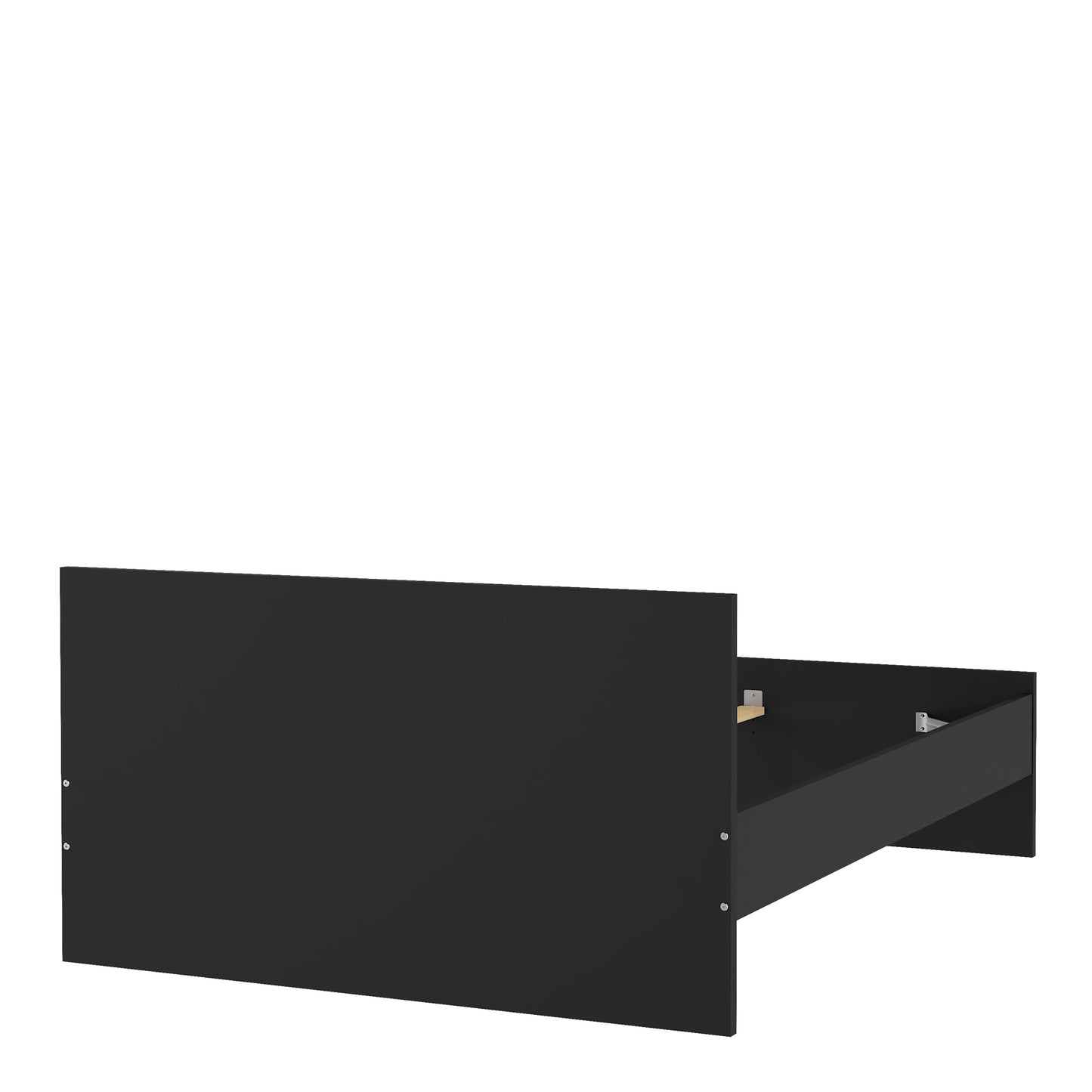 Naia Double Bed in Black Matt