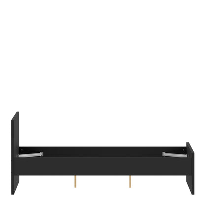 Naia Double Bed in Black Matt