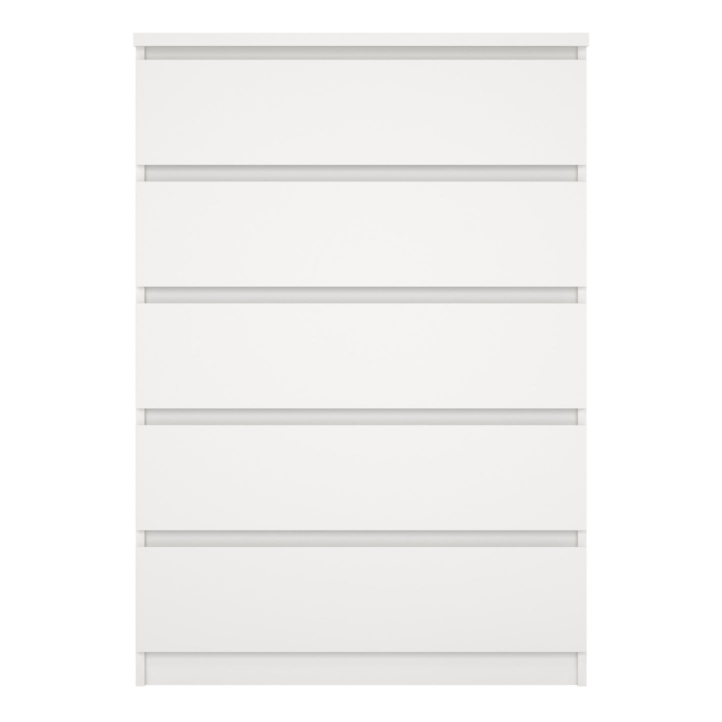 Naia Chest of 5 Drawers in White