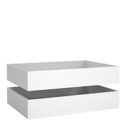 Naia Set of 2 Underbed Drawers in White High Gloss