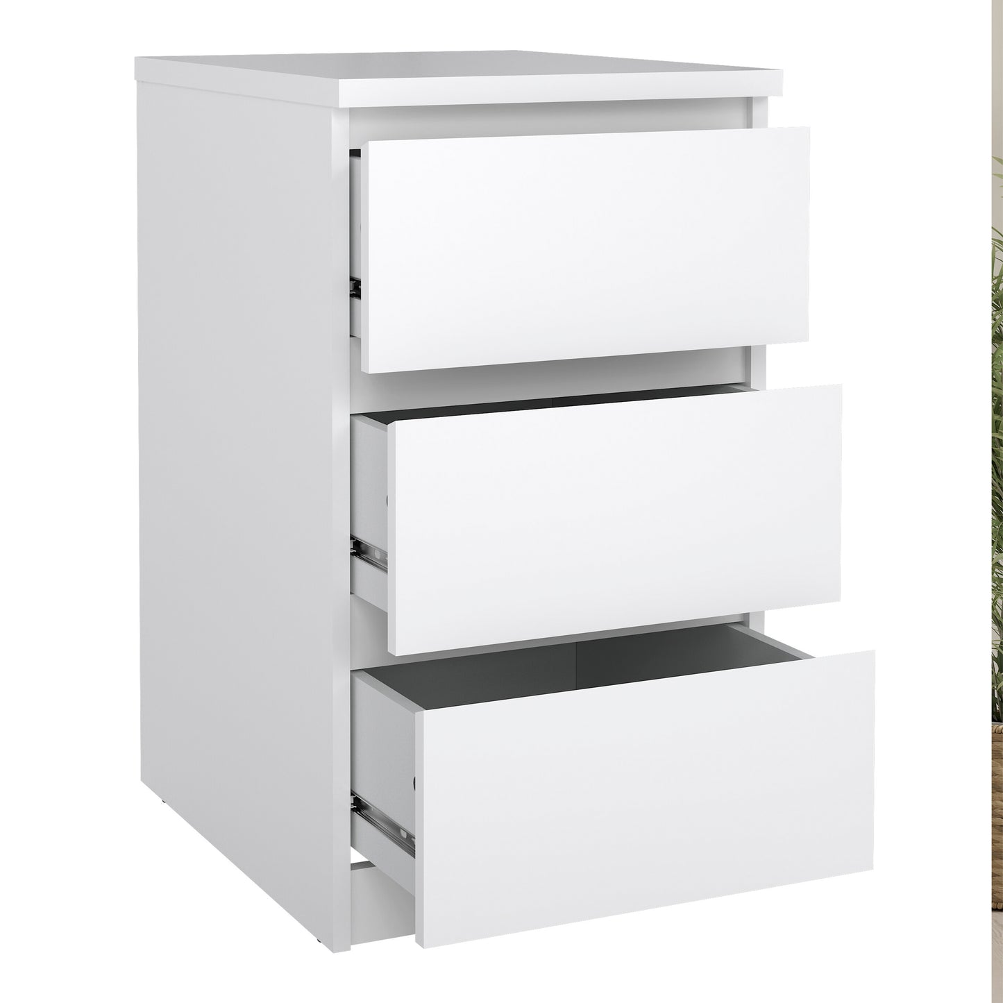 Naia Bedroom Package in White High Gloss