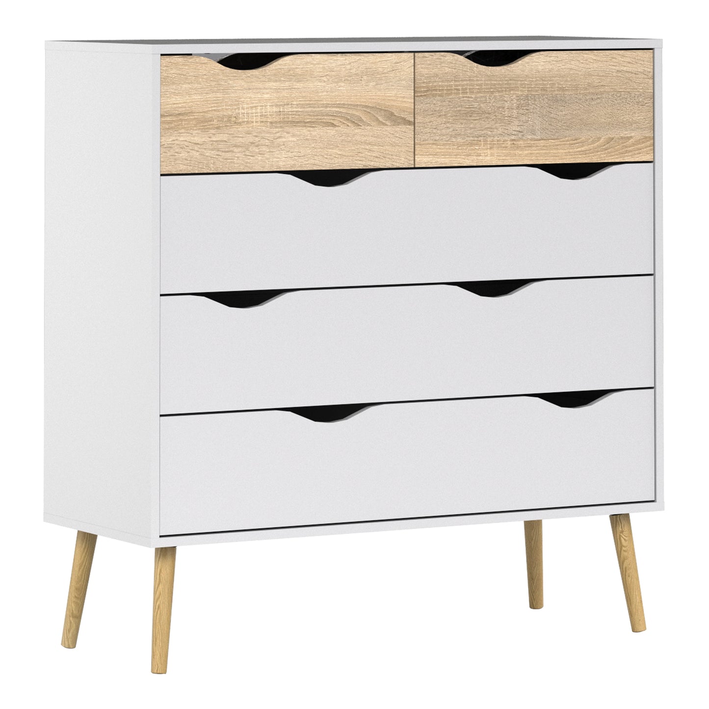 Oslo Bedroom Package in White and Oak