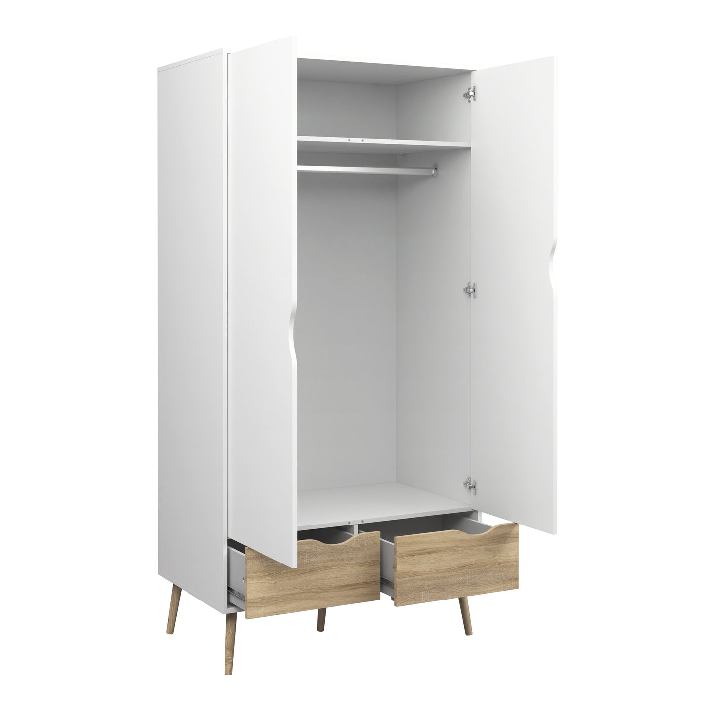 Oslo Bedroom Package in White and Oak