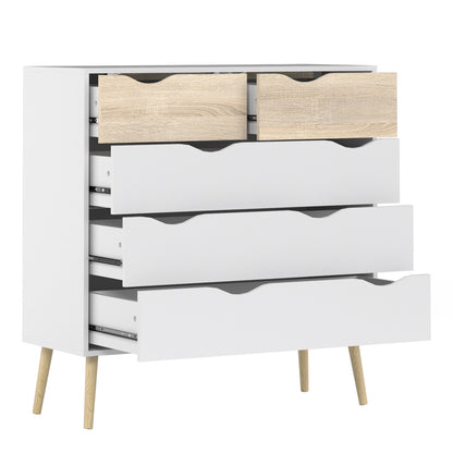 Oslo Bedroom Package in White and Oak