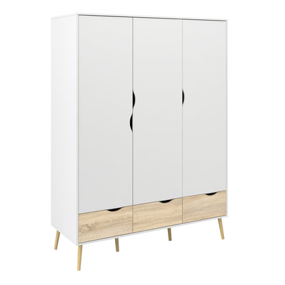 Oslo Bedroom Package in White and Oak