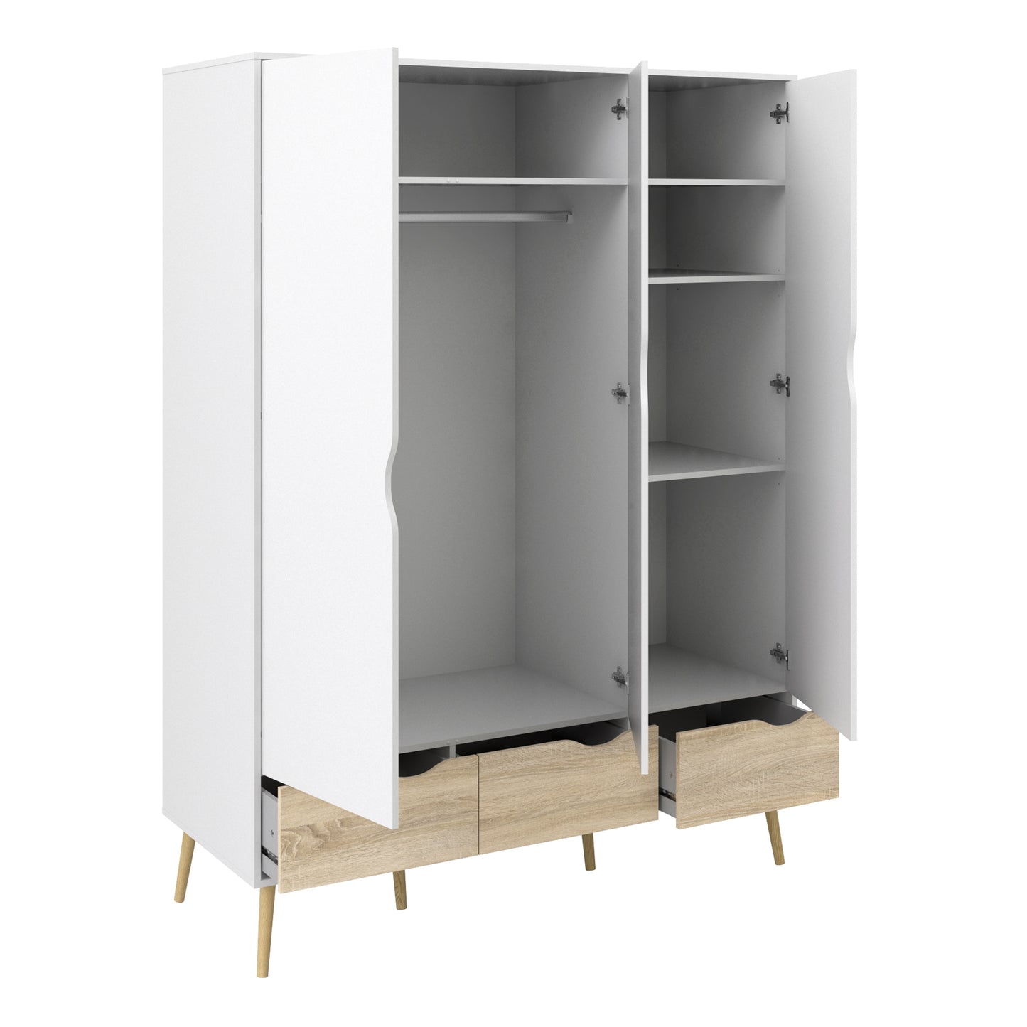 Oslo Bedroom Package in White and Oak
