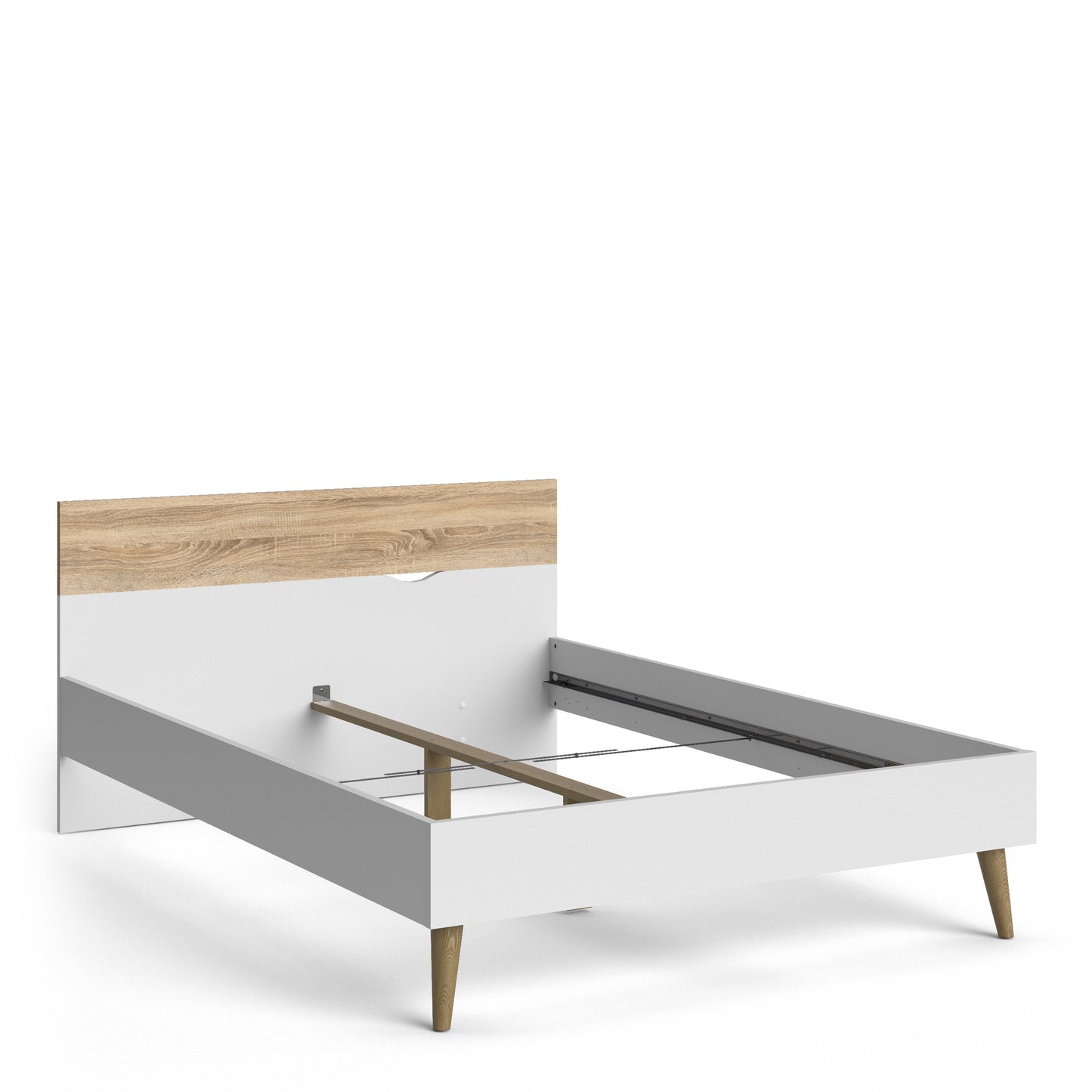 Oslo 3 Piece Bedroom Set in Dbl Bed White & Oak