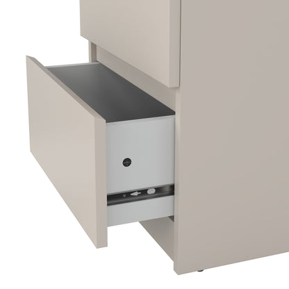 Naia Bedside 2 drawers in Cashmere Jackson Hickory