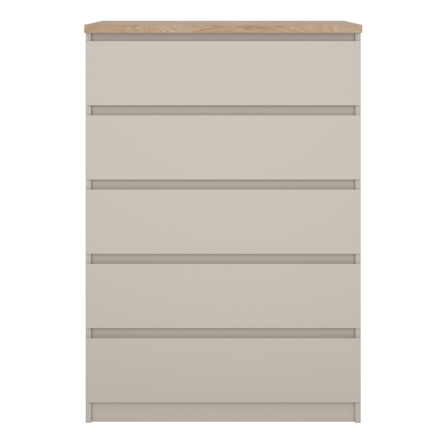 Naia Chest of 5 drawers in Cashmere Jackson Hickory