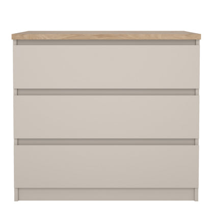 Naia Chest of 3 drawers in Cashmere Jackson Hickory