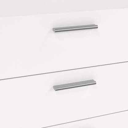 Pepe Wide Chest of 8 Drawers (4+4) in White
