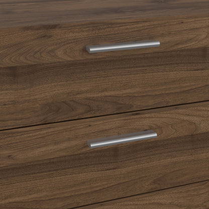 Pepe Wide Chest of 8 Drawers (4+4) in Walnut