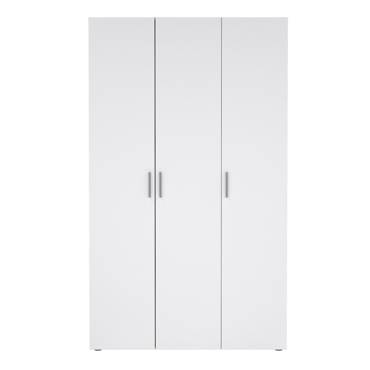 Pepe Wardrobe with 3 Doors in Oak with White High Gloss
