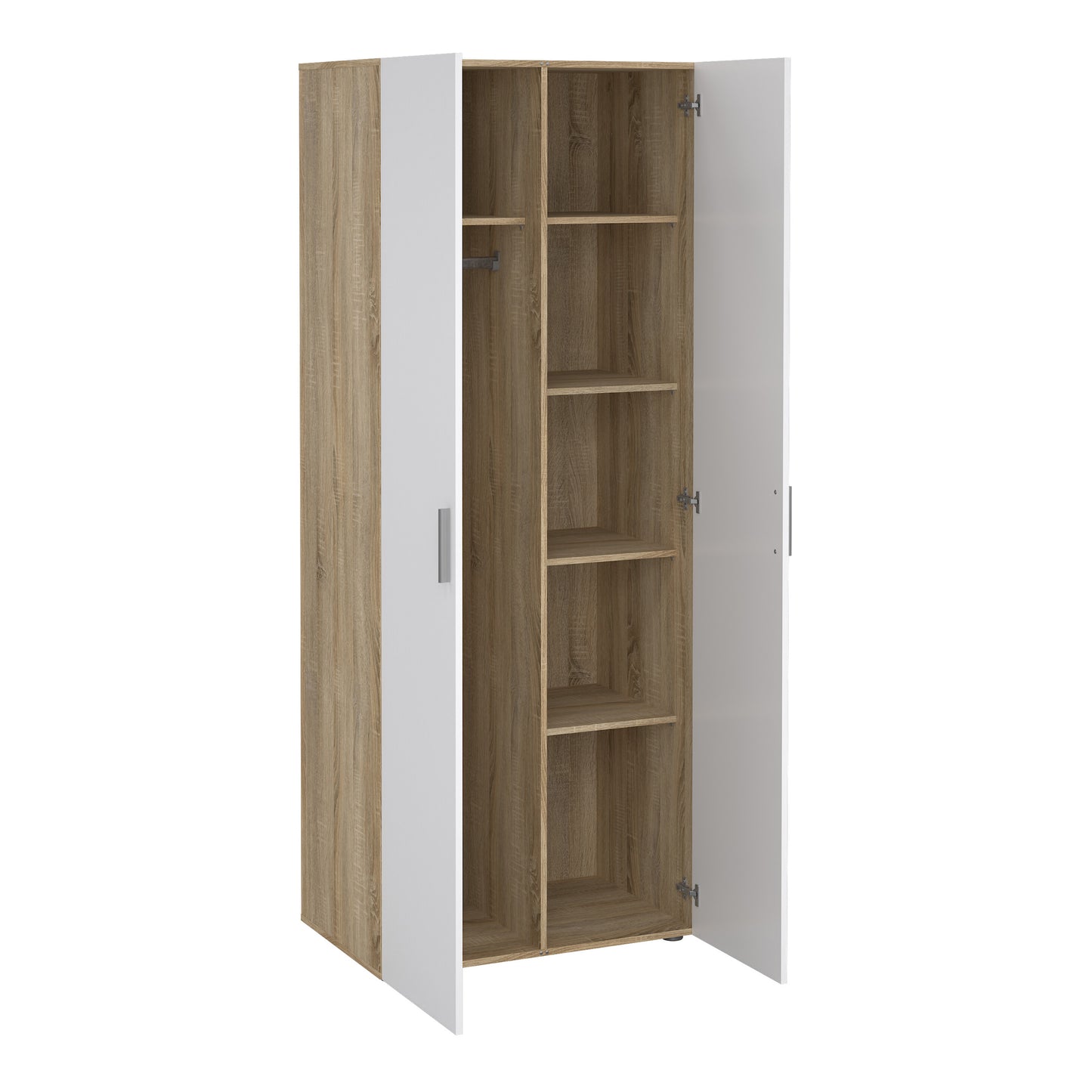 Pepe Bedroom Package in Oak with White High Gloss