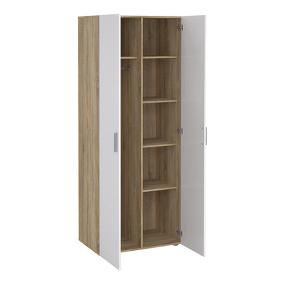 Pepe Bedroom Package in Oak with White High Gloss