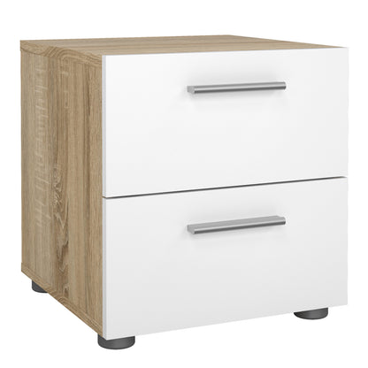 Pepe Bedroom Package in Oak with White High Gloss