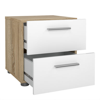 Pepe Bedroom Package in Oak with White High Gloss